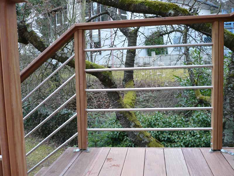 de terrasse bois, au sol et sur poteaux, gardecorps et escaliers, en de terrasse bois, au sol et sur poteaux, gardecorps et escaliers, en